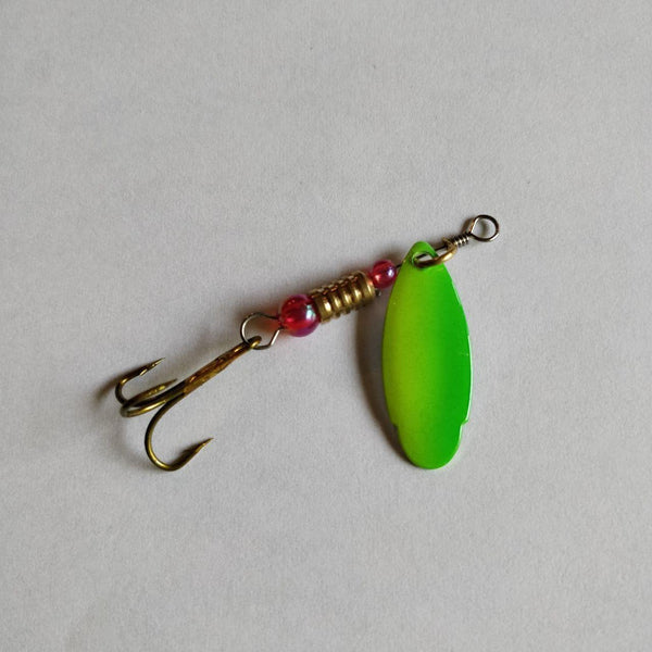 Green Fade Leaf Spinner - Black 'n Blue Bass Tackle Co