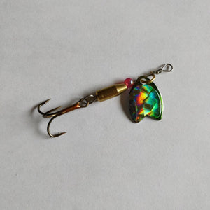 Green Sparkle Leaf Spinner - Black 'n Blue Bass Tackle Co