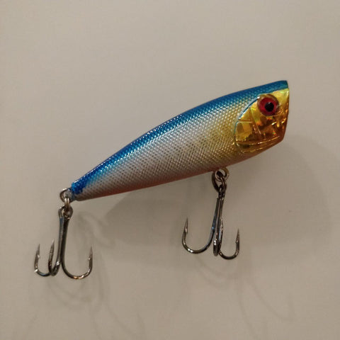 Gold Gill Tuna Popper - Black 'n Blue Bass Tackle Co