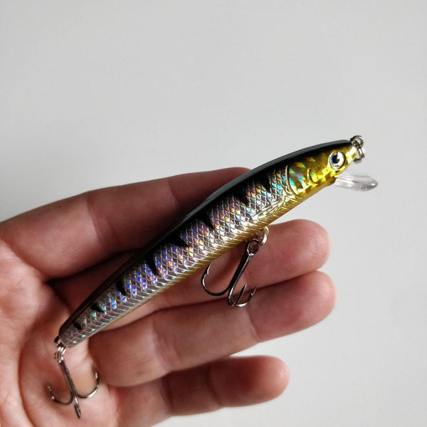 Golden Head Shad Minnow Crankbait - Black 'n Blue Bass Tackle Co