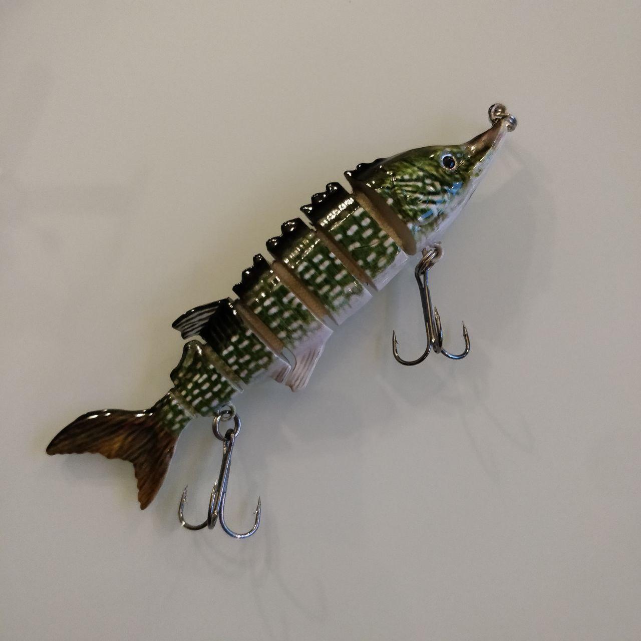 Green Pike Swimbait 113