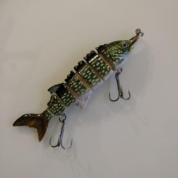 Green Pike Swimbait 113