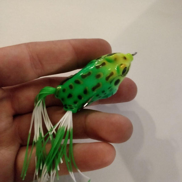 Highlighter Yellow Snouted Frog - Black 'n Blue Bass Tackle Co