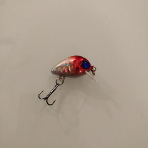 Holographic Red Fade Mini Crankbait 29