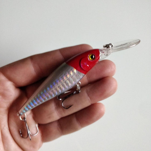 Holographic Redhead Crankbait - Black 'n Blue Bass Tackle Co