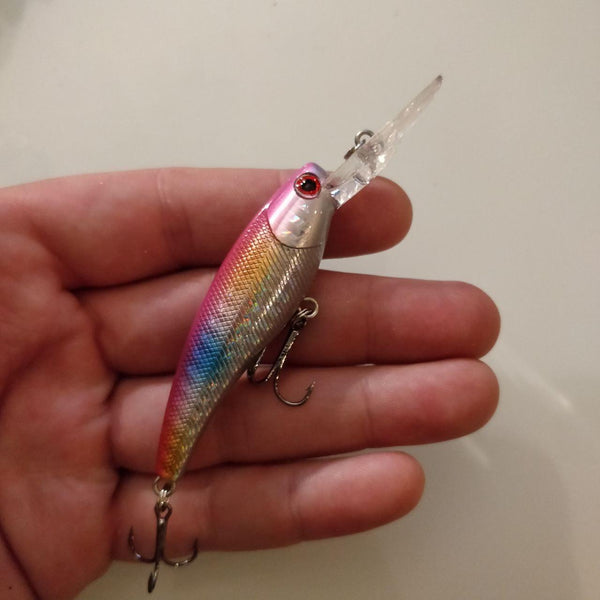 Holographic Spraypaint Crankbait - Black 'n Blue Bass Tackle Co