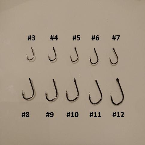 Single Hooks - Size #4 (10 Pack) - Black 'n Blue Bass Tackle Co