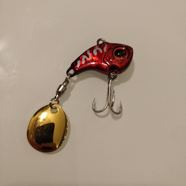 Holographic Jungle Red Vib - Black 'n Blue Bass Tackle Co