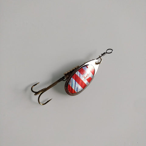 Candy Cane Spinner #3 - Black 'n Blue Bass Tackle Co