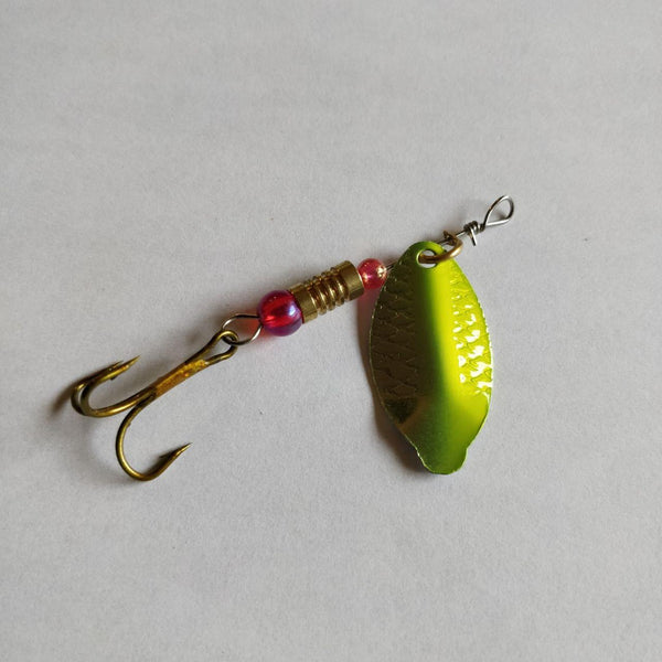 Silver/Lemon Scaled Spinner - Black 'n Blue Bass Tackle Co