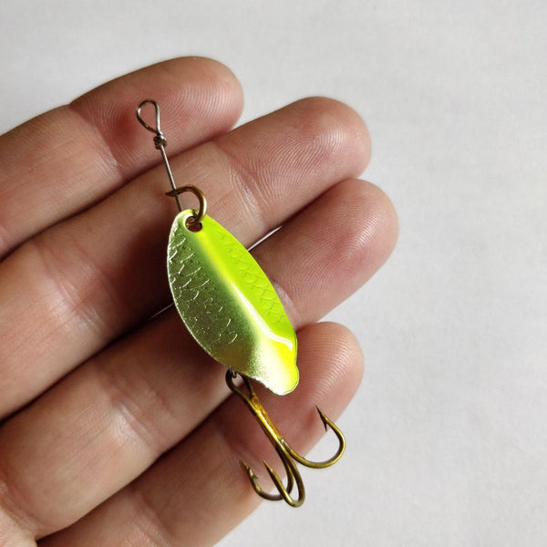 Silver/Lemon Scaled Spinner - Black 'n Blue Bass Tackle Co