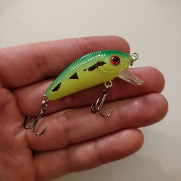 Lemon Lime Bullnose Crankbait - Black 'n Blue Bass Tackle Co