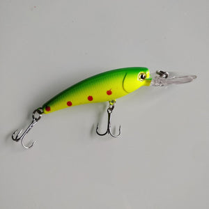 Lemon Lime Dot Crankbait - Black 'n Blue Bass Tackle Co