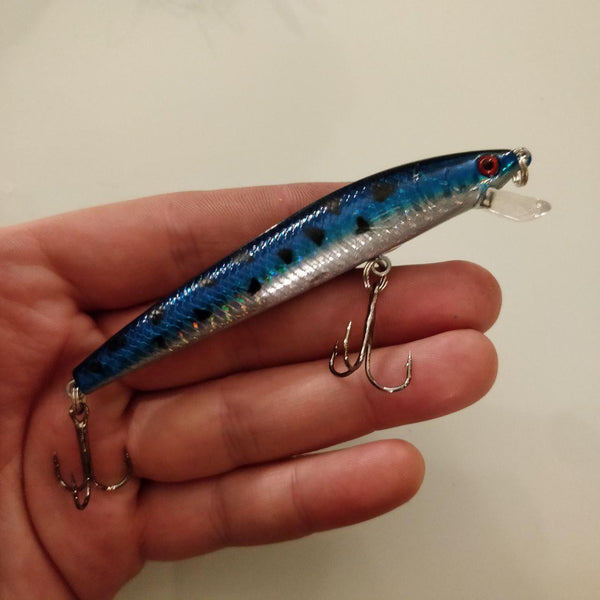 Leopard Blue Crankbait 95