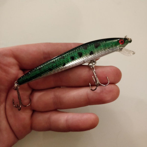 Leopard Green Crankbait 95