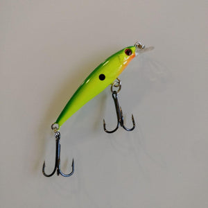 Lime Fade Black Dot Crankbait - Black 'n Blue Bass Tackle Co