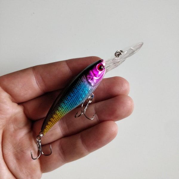 Multicolour Crankbait - Black 'n Blue Bass Tackle Co