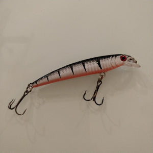 Orange Bellied White Tiger Minnow 75 Crankbait