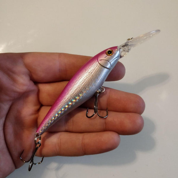 Pink Steel Crankbait 104