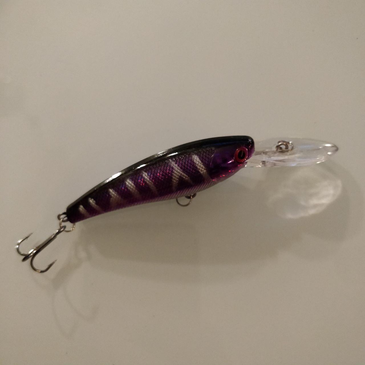 Purple Lightning Crankbait - Black 'n Blue Bass Tackle Co