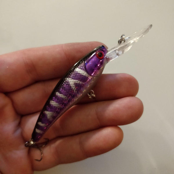 Purple Lightning Crankbait - Black 'n Blue Bass Tackle Co