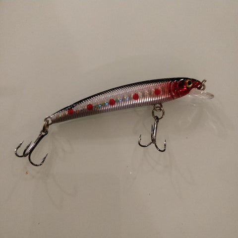 Red Dot Fade Minnow Crankbait 75