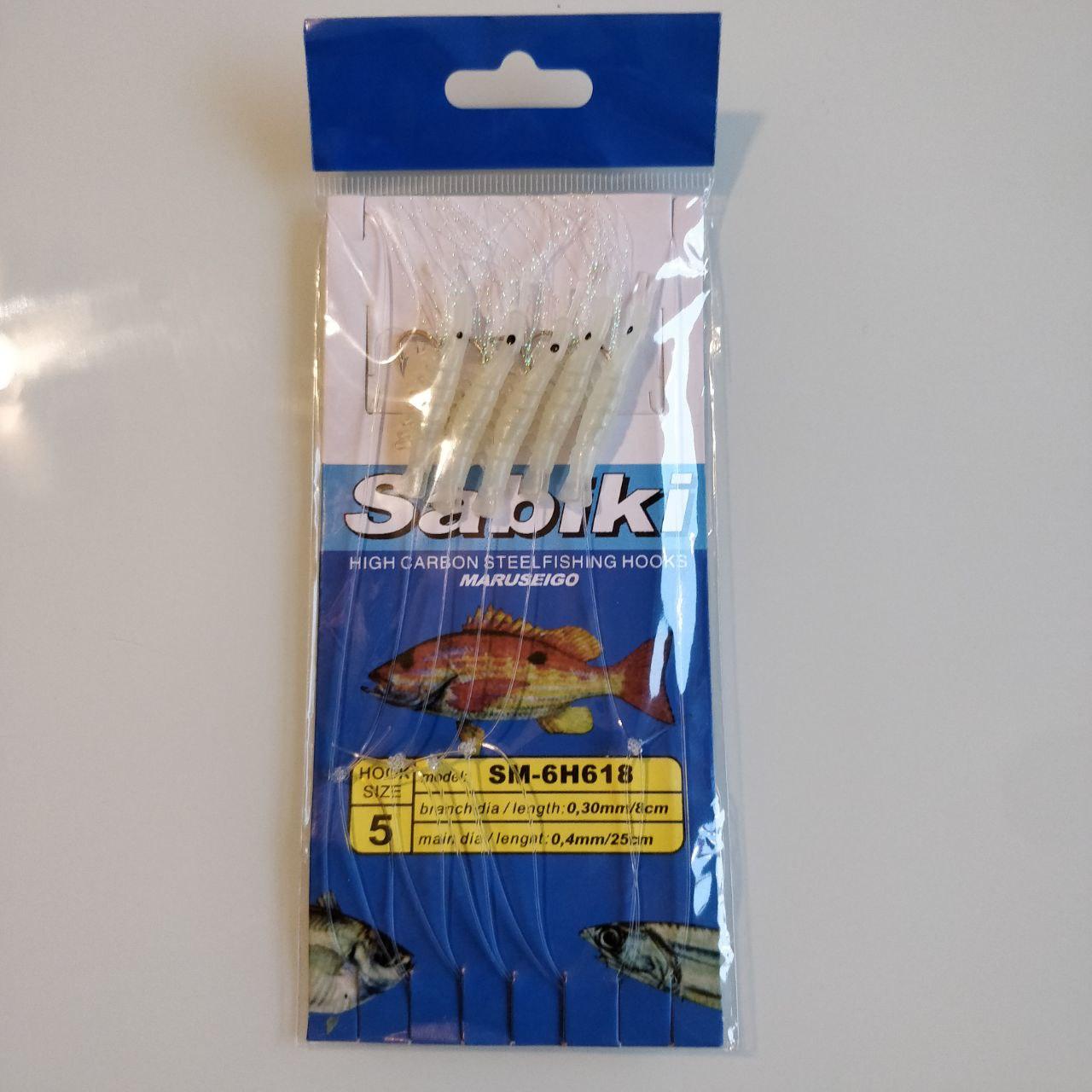 Glow-in-the-Dark Sabiki Shrimp Rig