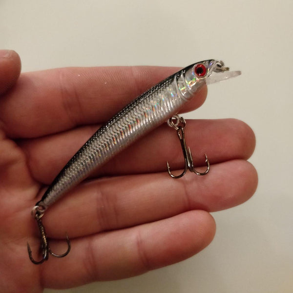 Silverback Minnow Crankbait 75