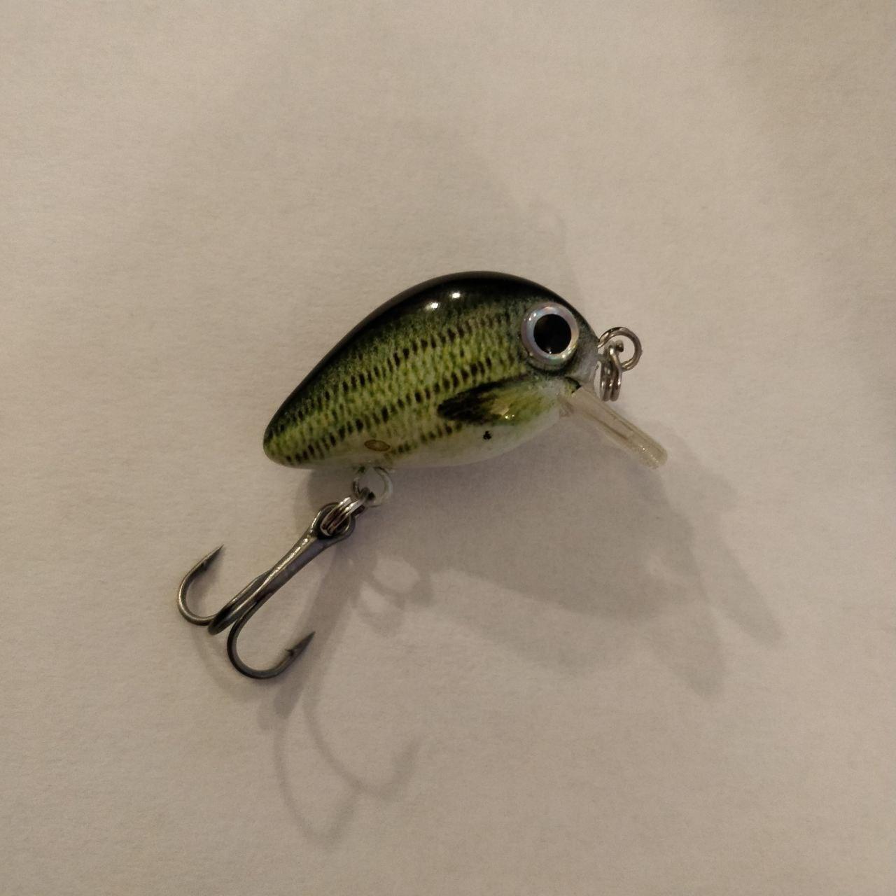 Small Dark Largemouth Crankbait - Black 'n Blue Bass Tackle Co