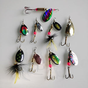 Variety Pack of Spinners (9 Pack) - Black 'n Blue Bass Tackle Co