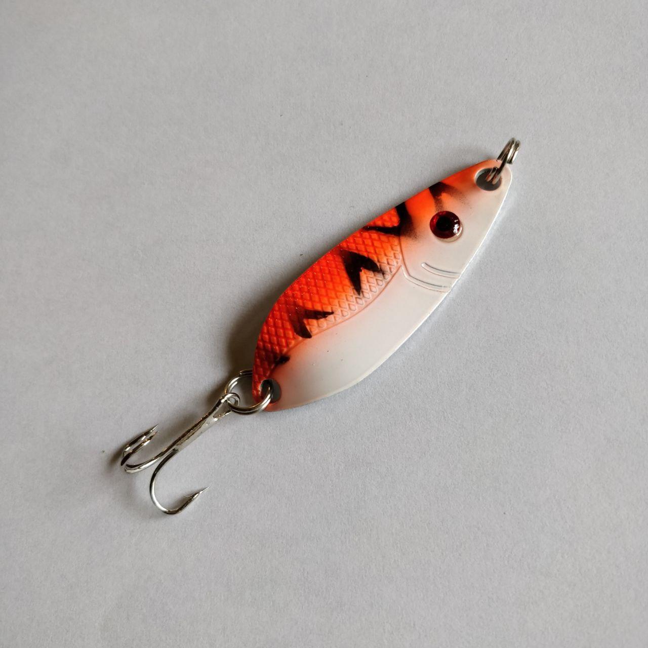 Tiger Shad Spoon - Black 'n Blue Bass Tackle Co