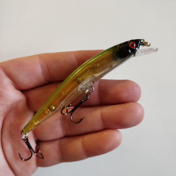 Translucent Olive Minnow Crankbait 99