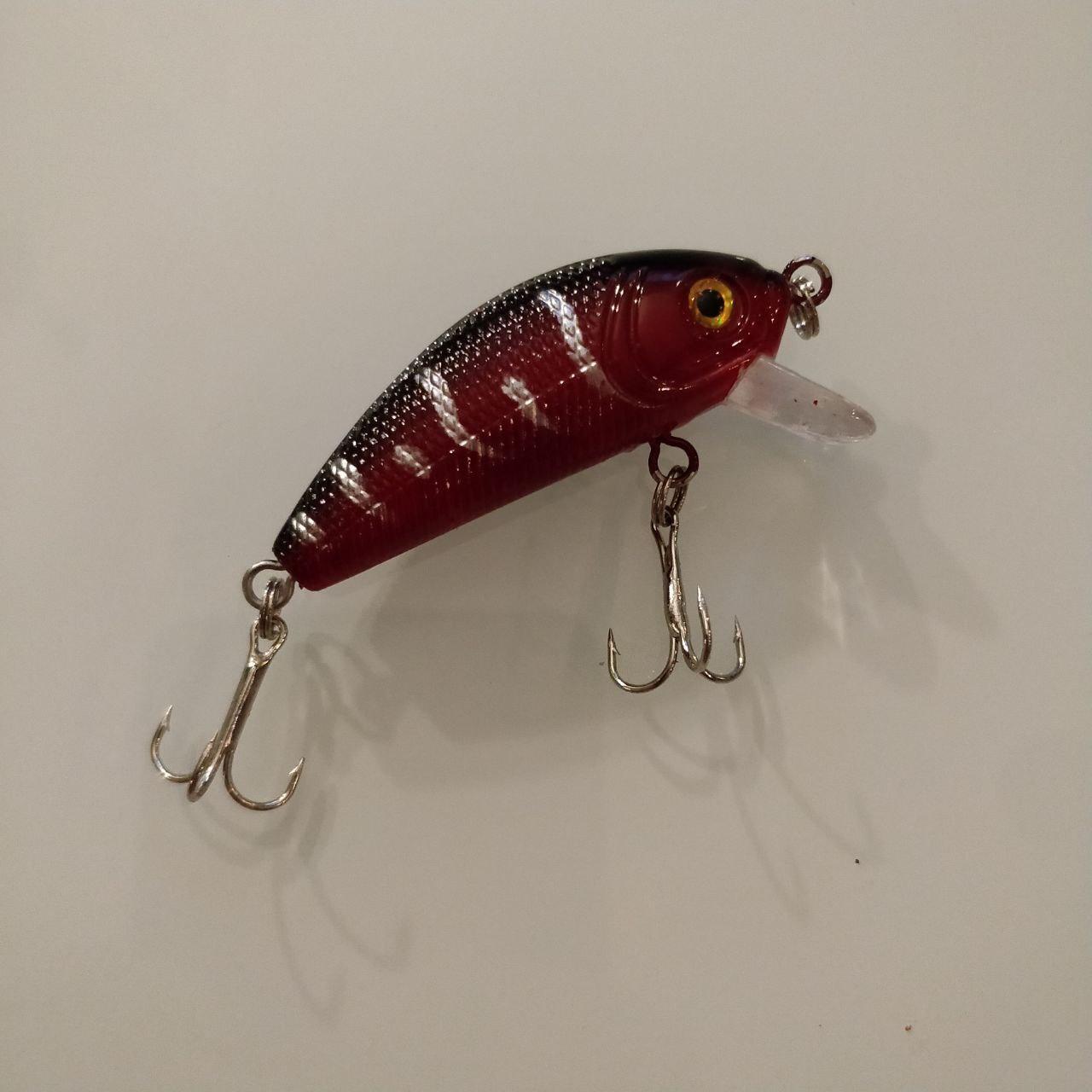 Translucent Red Bullnose Crankbait - Black 'n Blue Bass Tackle Co