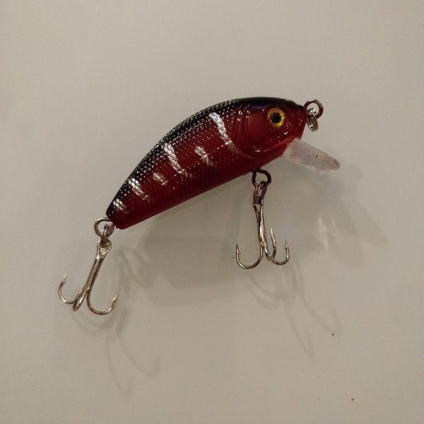 Translucent Red Bullnose Crankbait - Black 'n Blue Bass Tackle Co