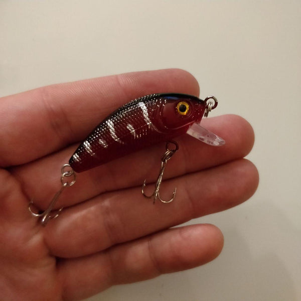 Translucent Red Bullnose Crankbait - Black 'n Blue Bass Tackle Co