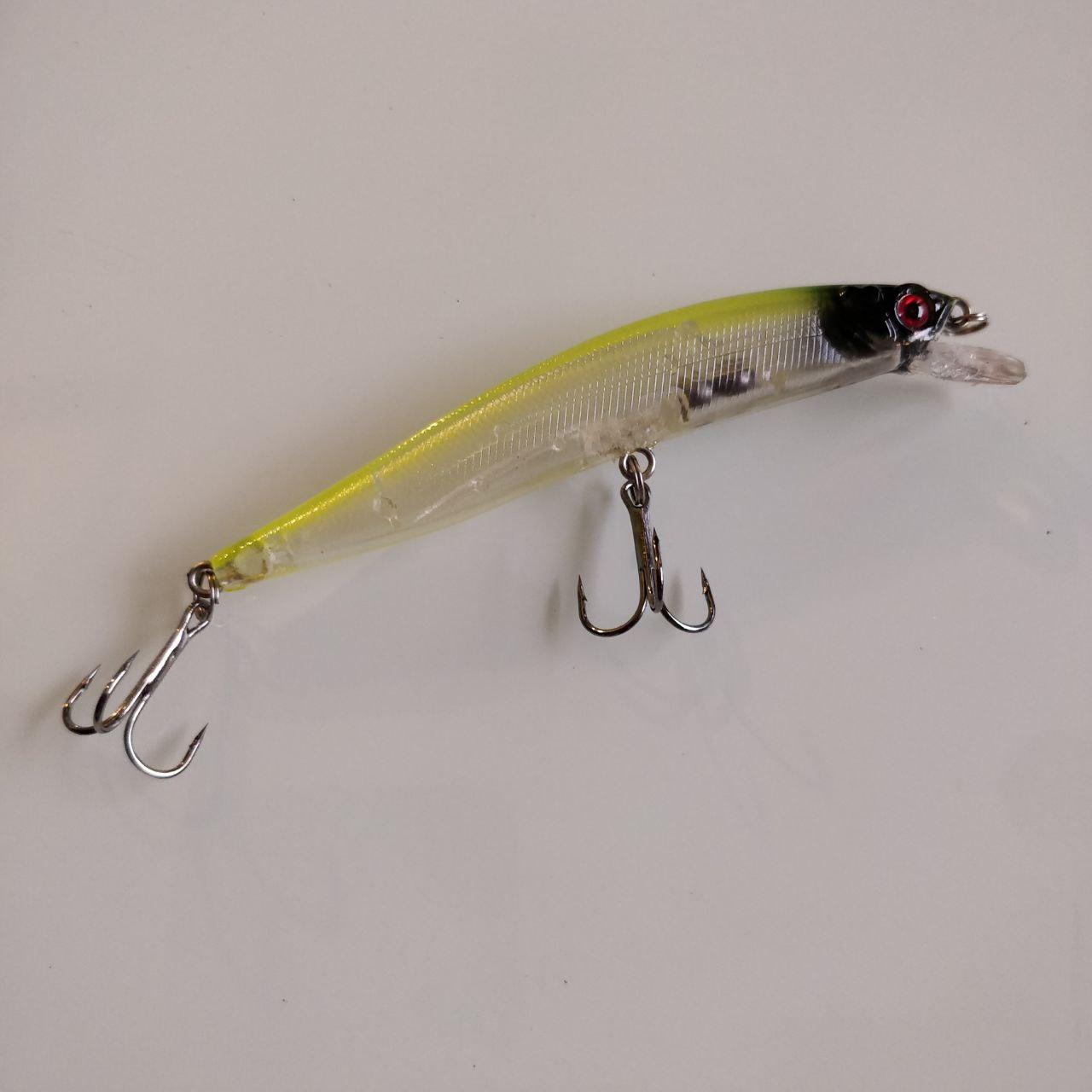 Translucent Yellow Ghost Minnow Crankbait 99