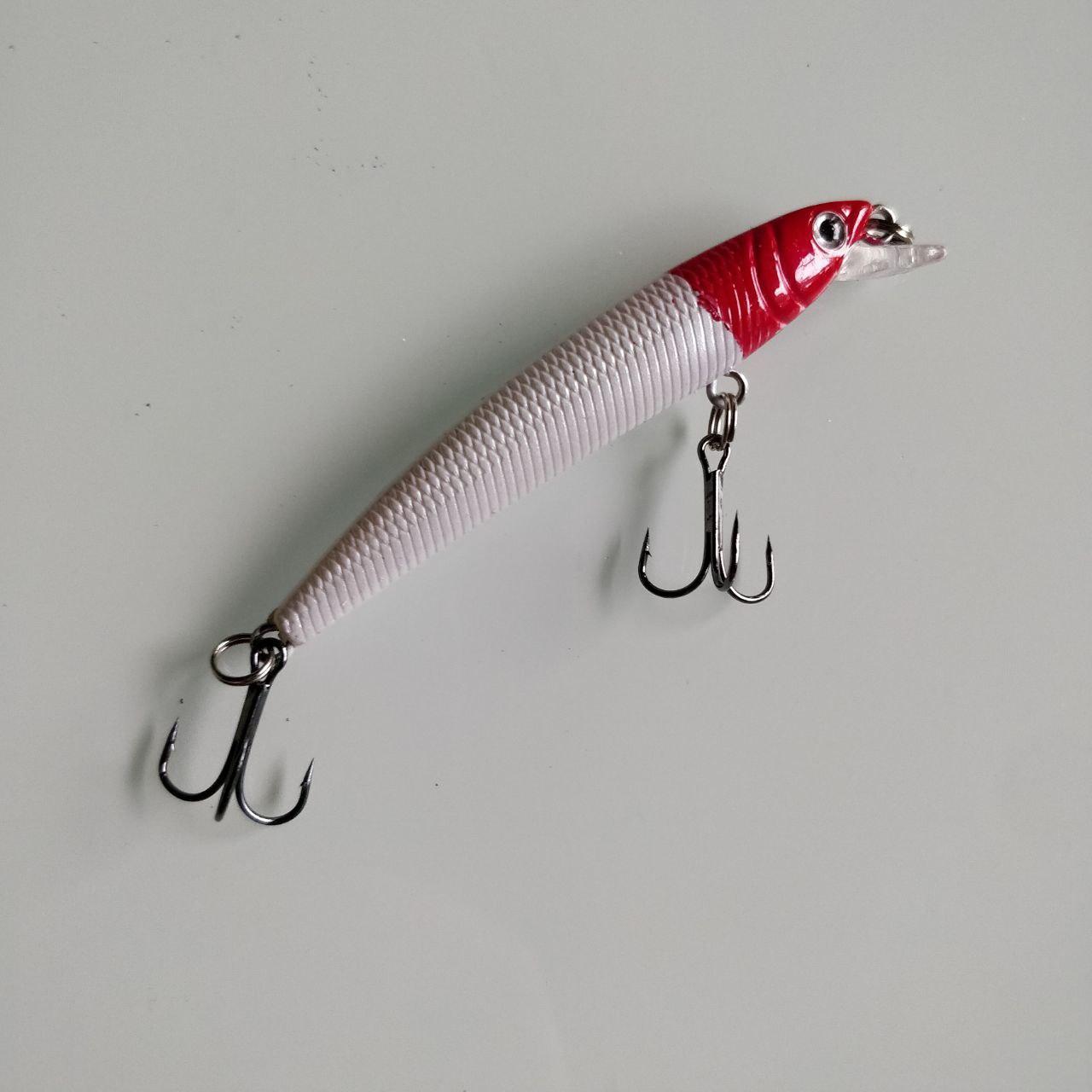 White Redhead Crankbait - Black 'n Blue Bass Tackle Co