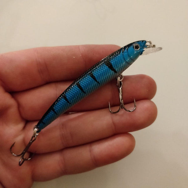 Deep Blue Tiger Minnow Crankbait 75