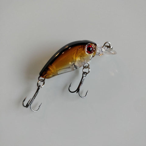 Translucent Golden Black Fade Crankbait 46