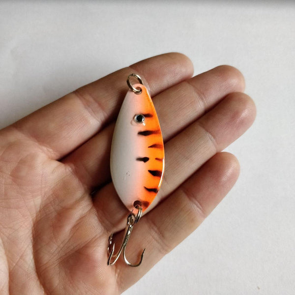 Orange Tiger Spoon - Black 'n Blue Bass Tackle Co